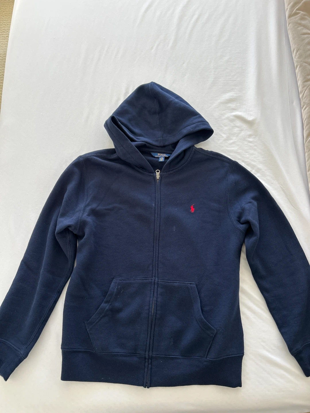 Polo Ralph Lauren Navy Zip-Up Hoodie