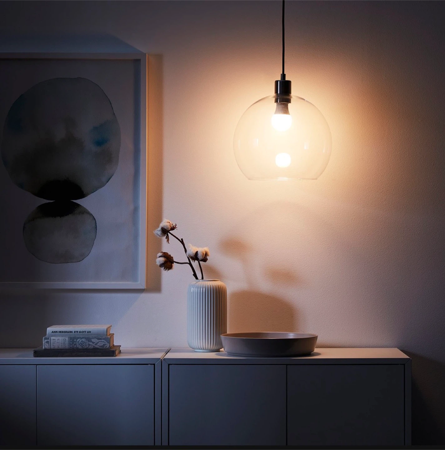 Ikea Jakobsbyn Clear Glass Pendant Light - photo 3