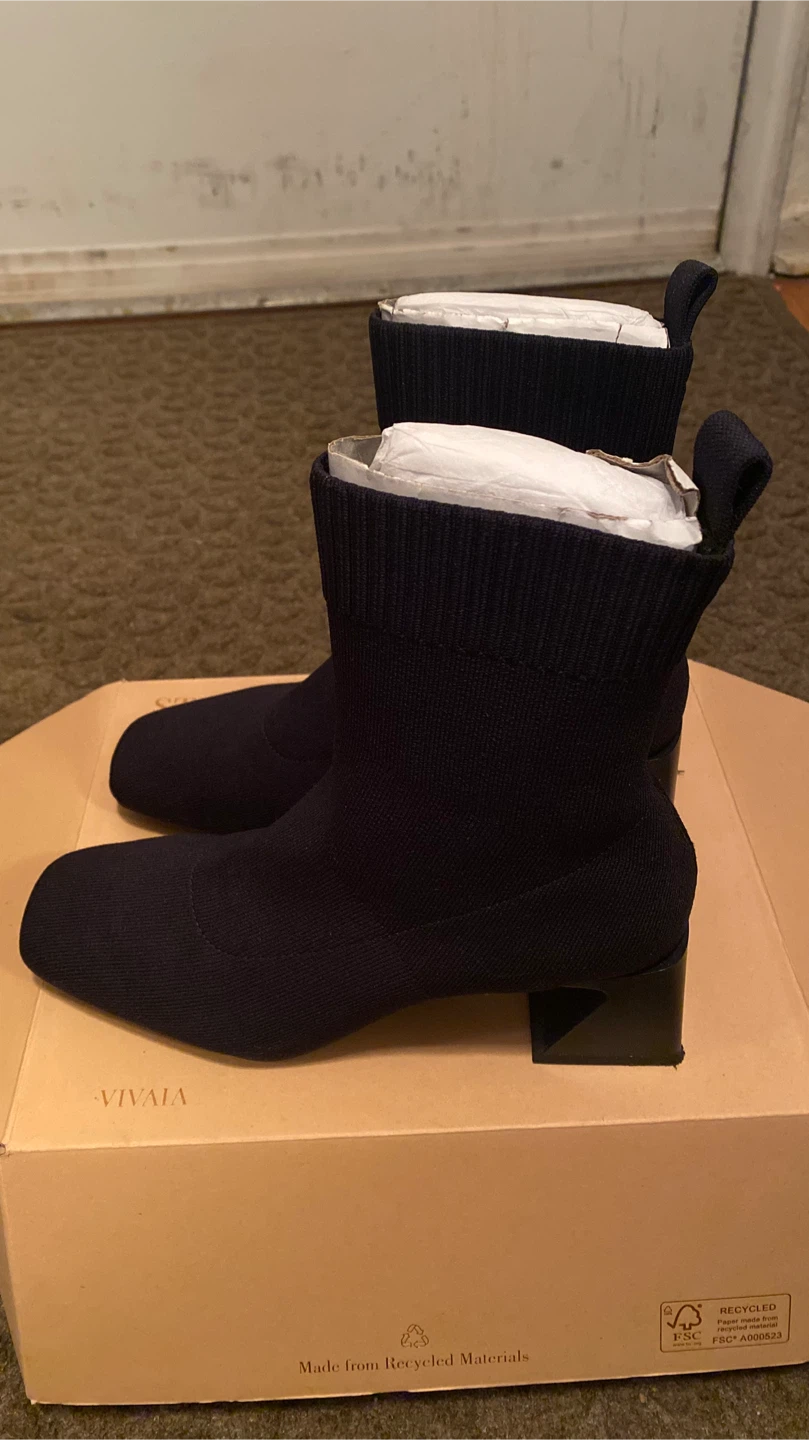 VIVAIA Regina Black Water Repellent Sock Boots EU 35 / M