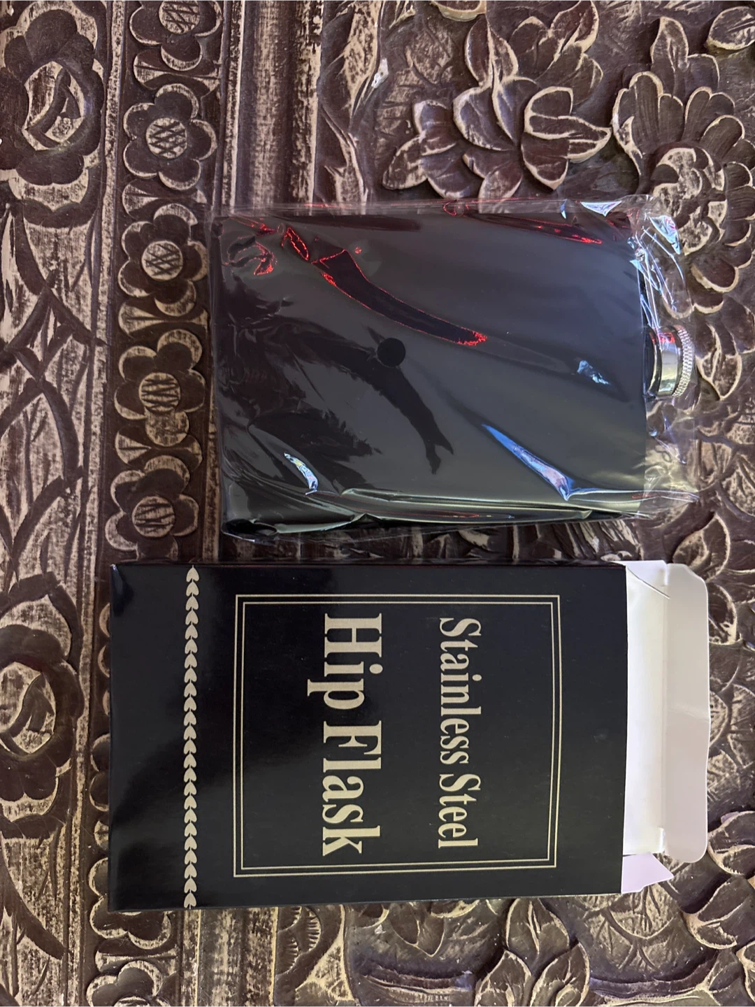 Stainless Steel Hip Flask - 8oz - photo 2