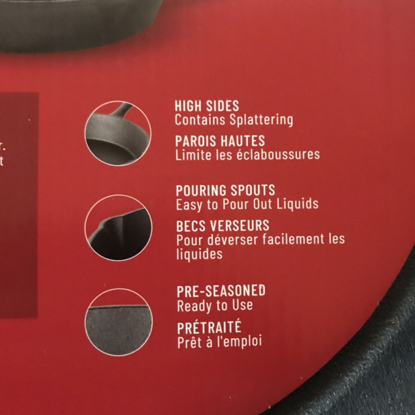 Brand New Lagostina 12 inch Pre-Seasoned Cast Iron Skillet - photo 3