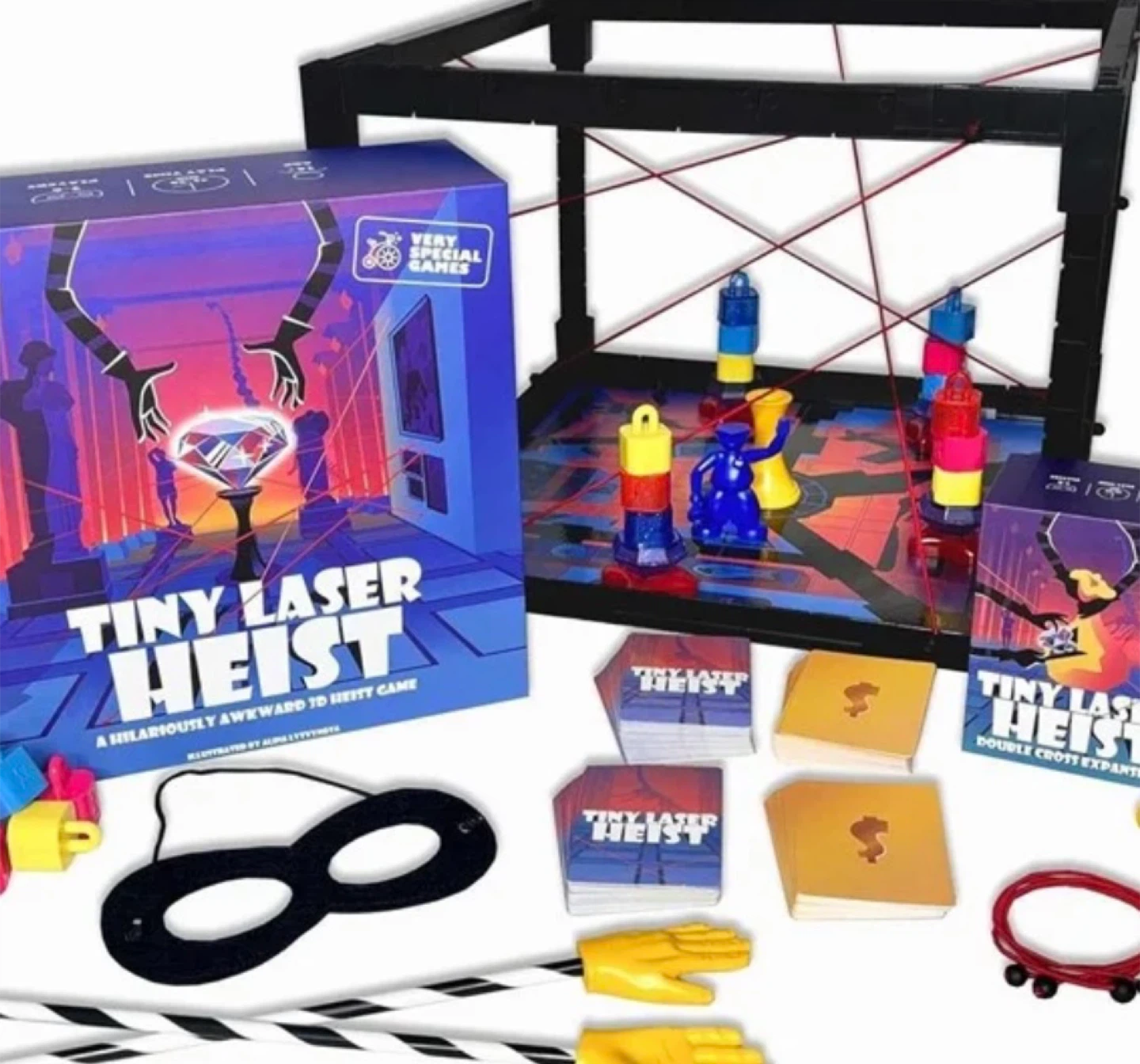 Tiny Laser Heist Board Game with Double Cross Expansion - photo 2
