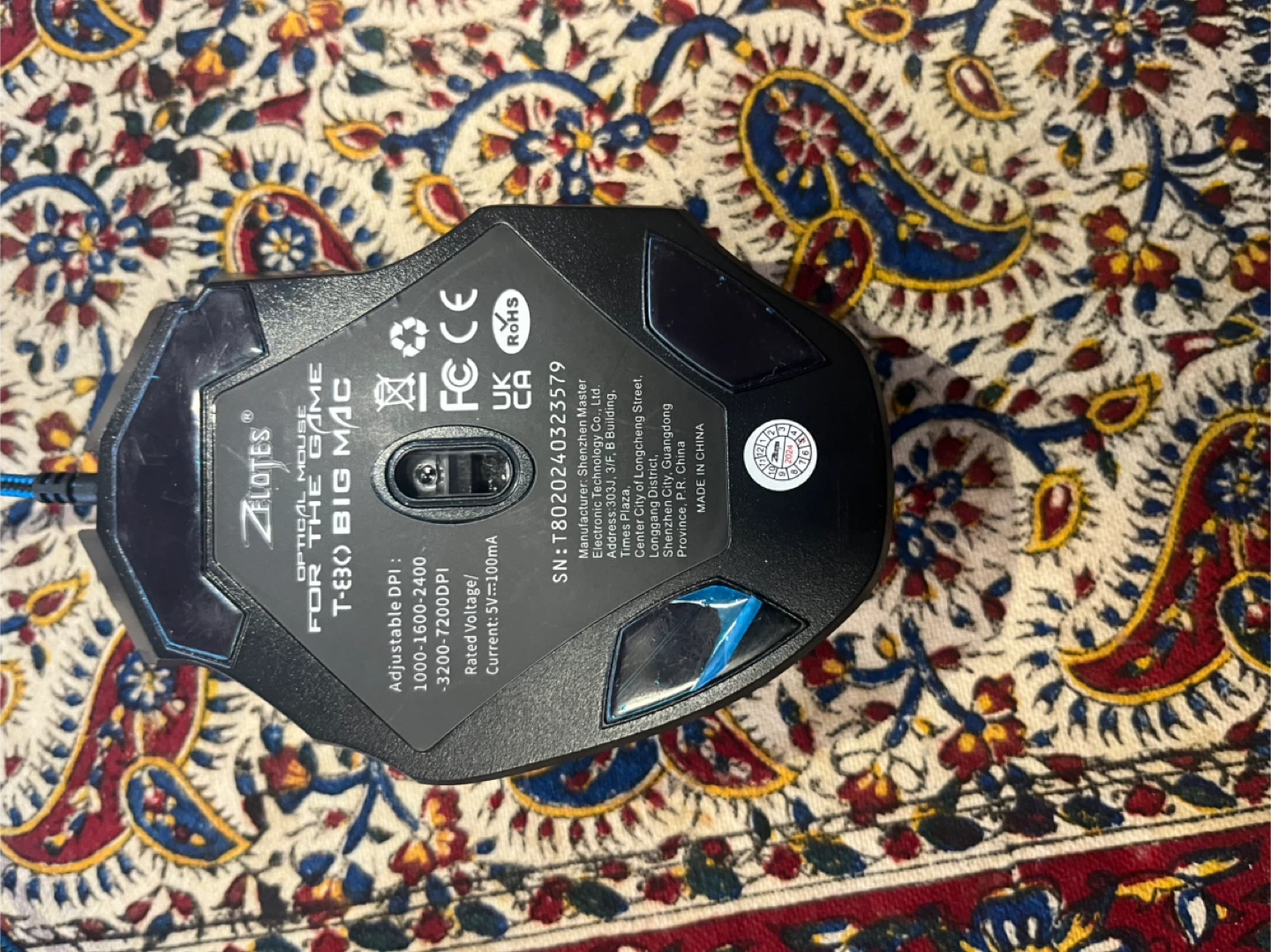 Zelotes T-80 Big Mac Gaming Mouse - photo 5