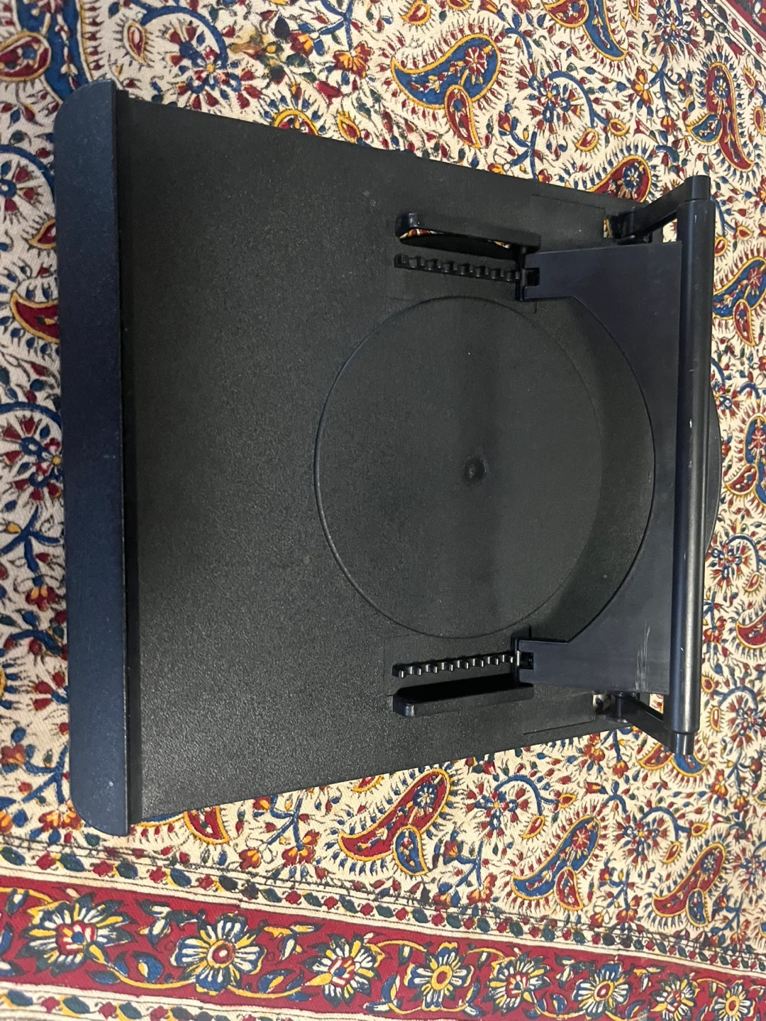 Black Turntable Display Stand