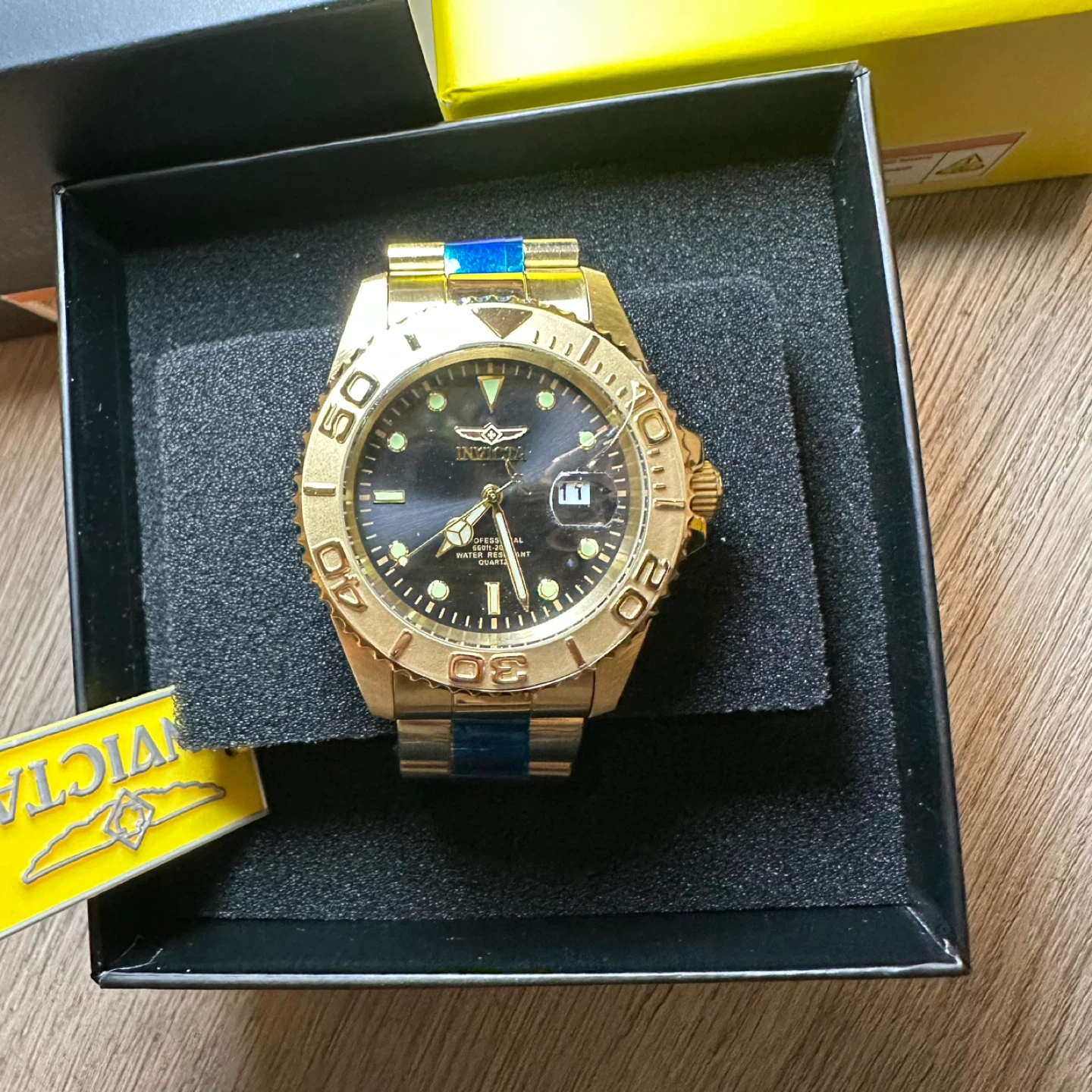 Invicta Pro Diver Men's Watch - 43mm, Gold (29946) - photo 3