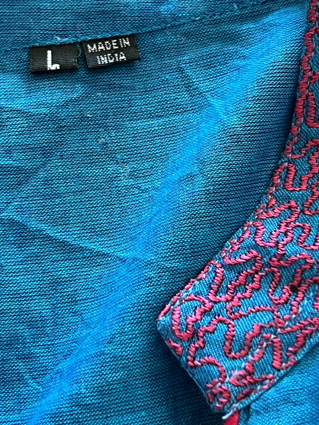 Blue Embroidered Kurti Top - photo 2