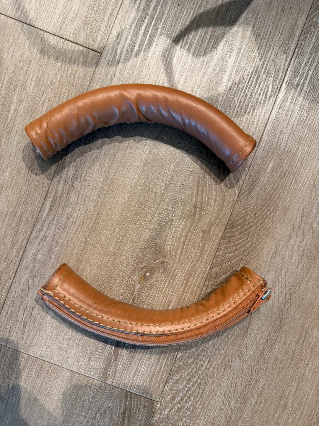 Leather Stroller Handle Covers