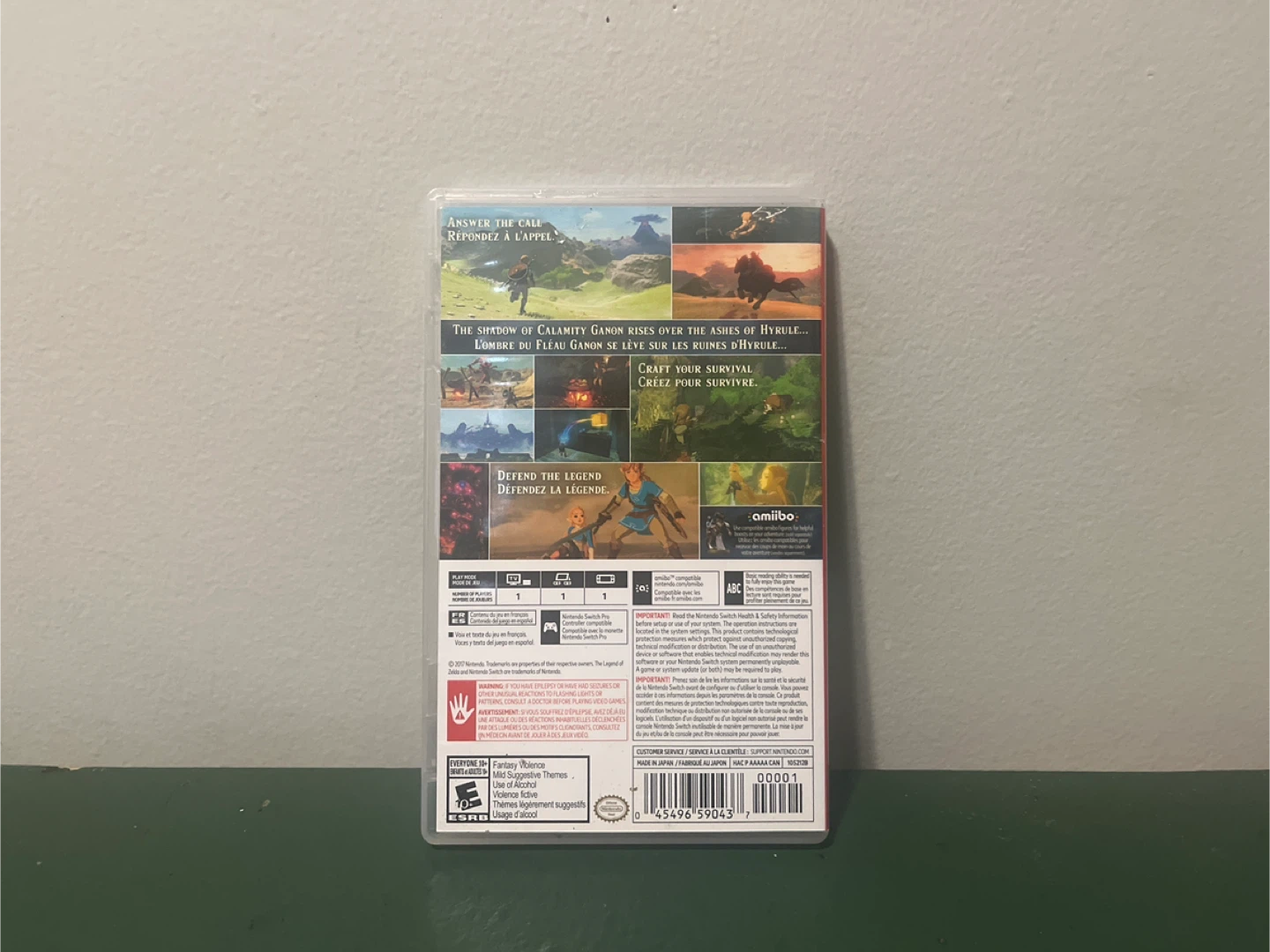 The Legend of Zelda: Breath of the Wild Nintendo Switch Game - photo 3