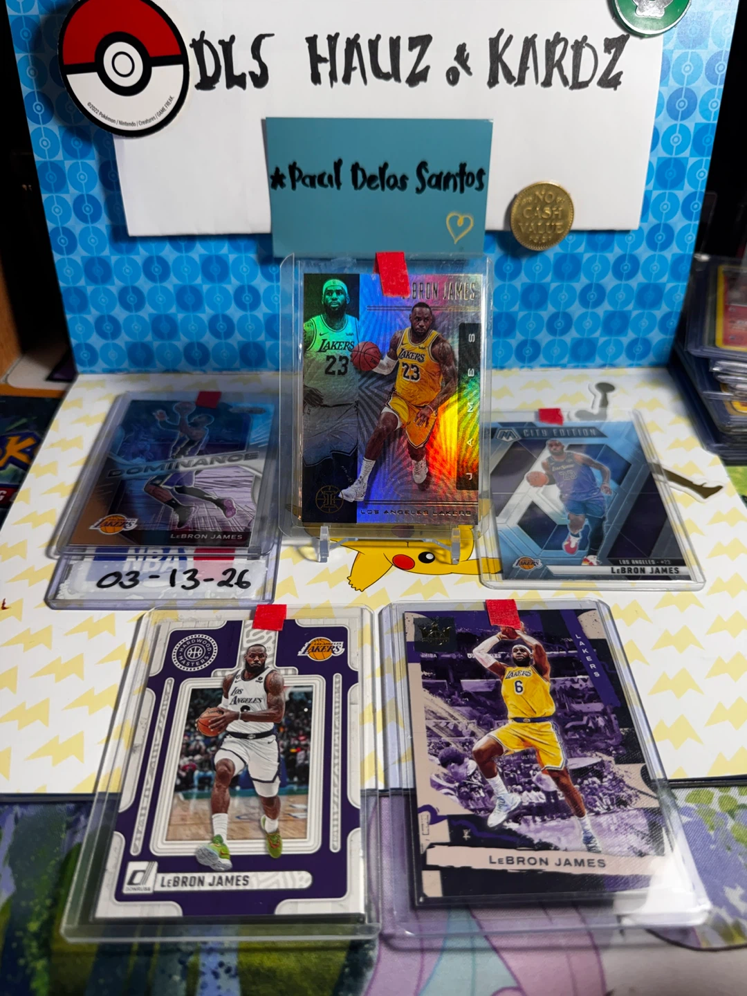 LeBron James Basketball Cards (Lot of 4)