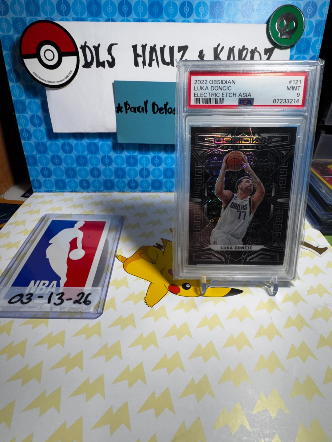 2022 Obsidian Luka Doncic Electric Etch Asia PSA 9