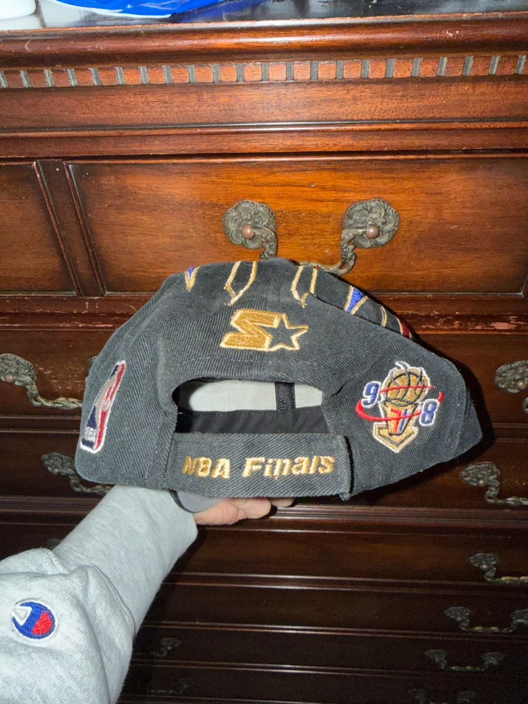Starter NBA Chicago Bulls 1996-1998 Champions Baseball Cap - photo 2
