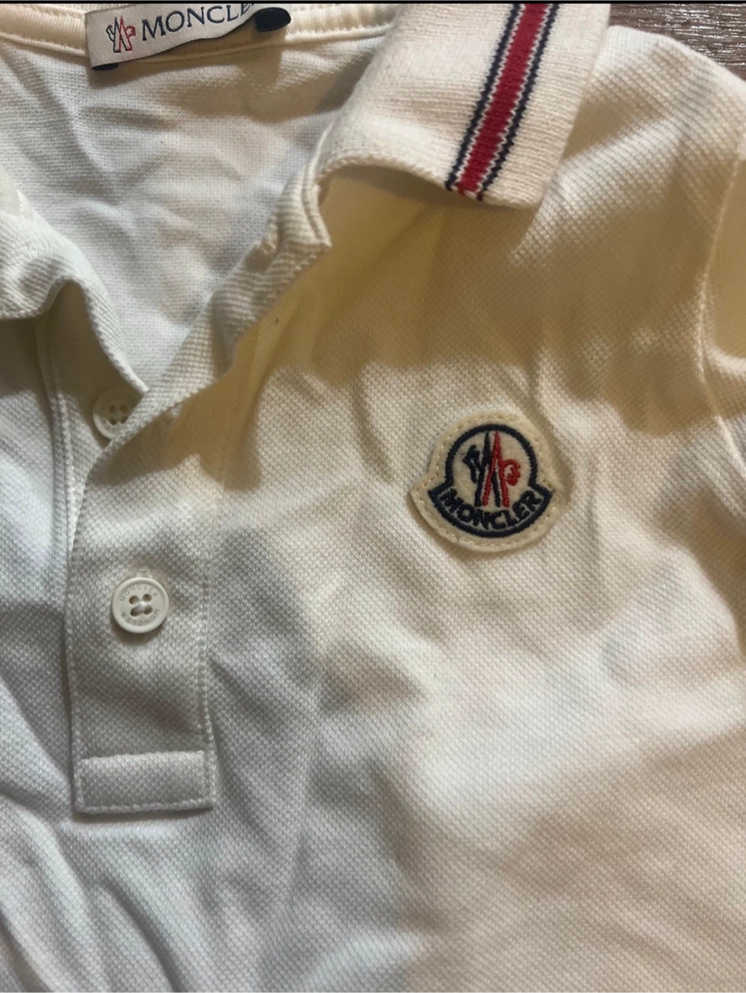 Moncler Enfant Logo-Patch Romper - White