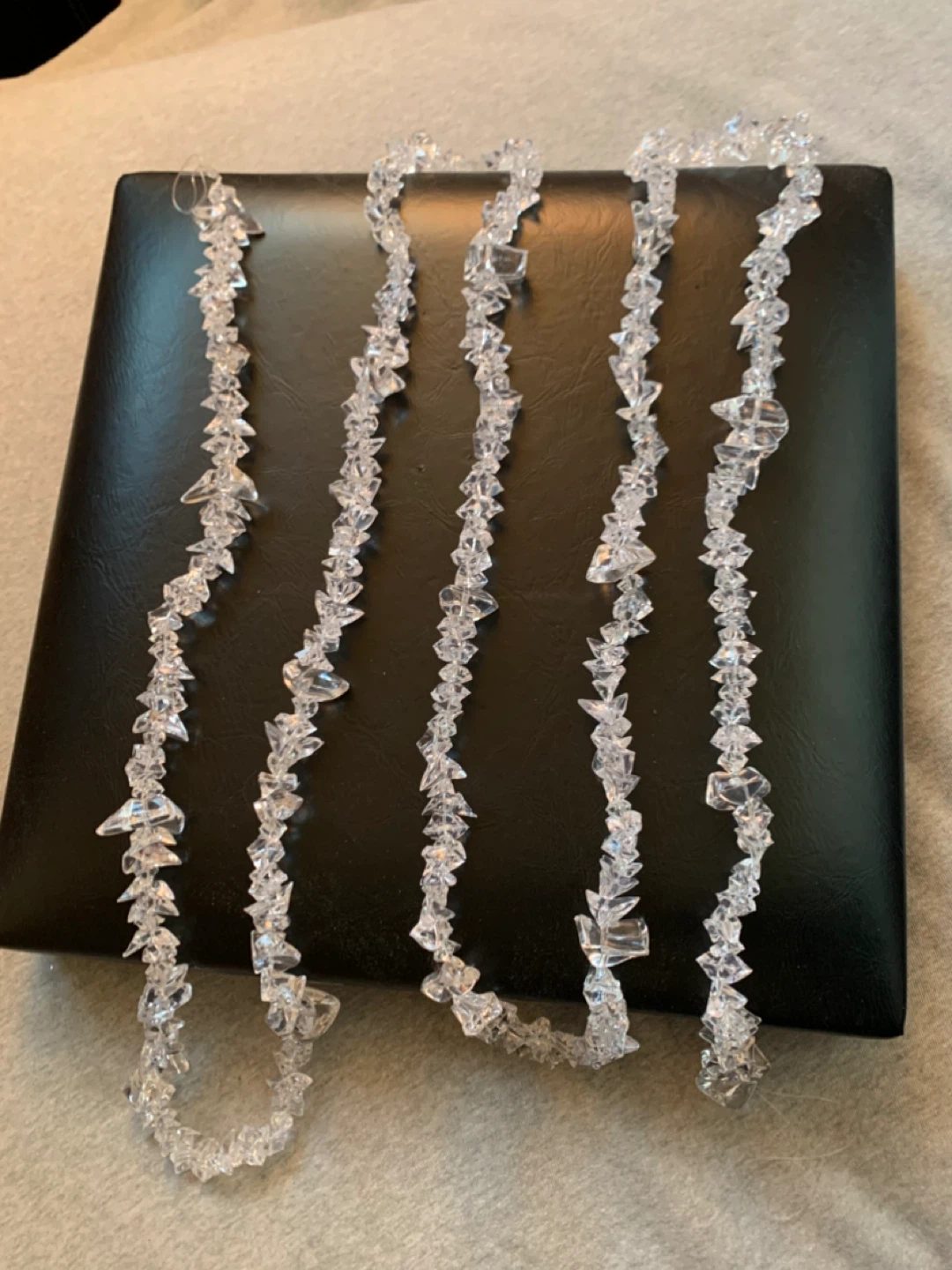 Acrylic Crystal Holiday Garland - 8.5 feet each