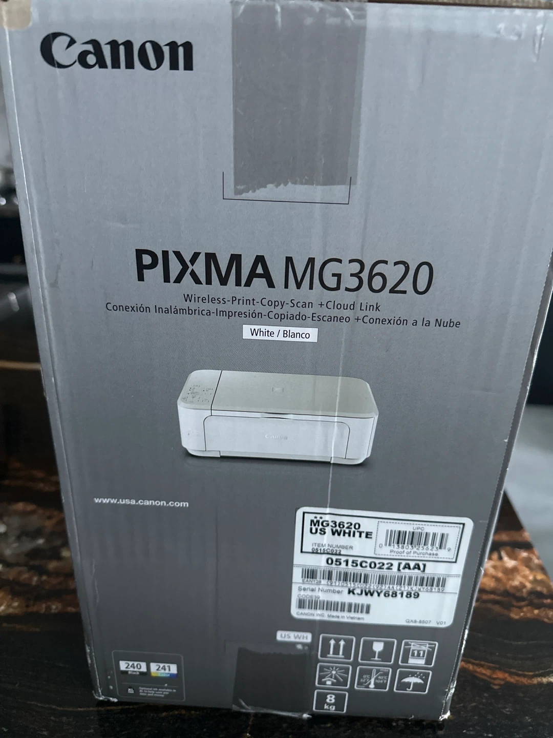 Canon PIXMA MG3620 Wireless Printer - White - photo 2