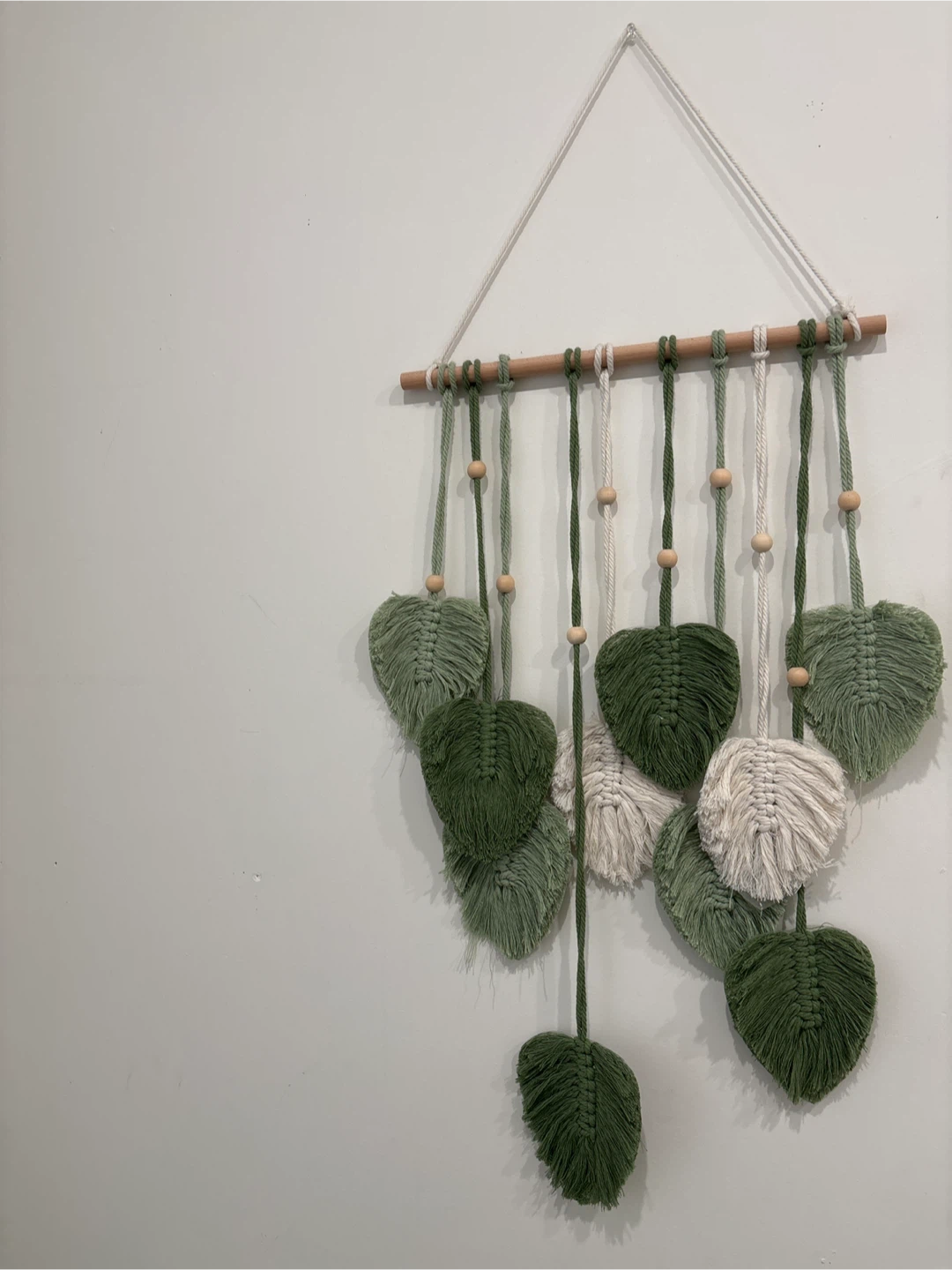 Macrame Leaf Wall Hanging Decor - photo 3