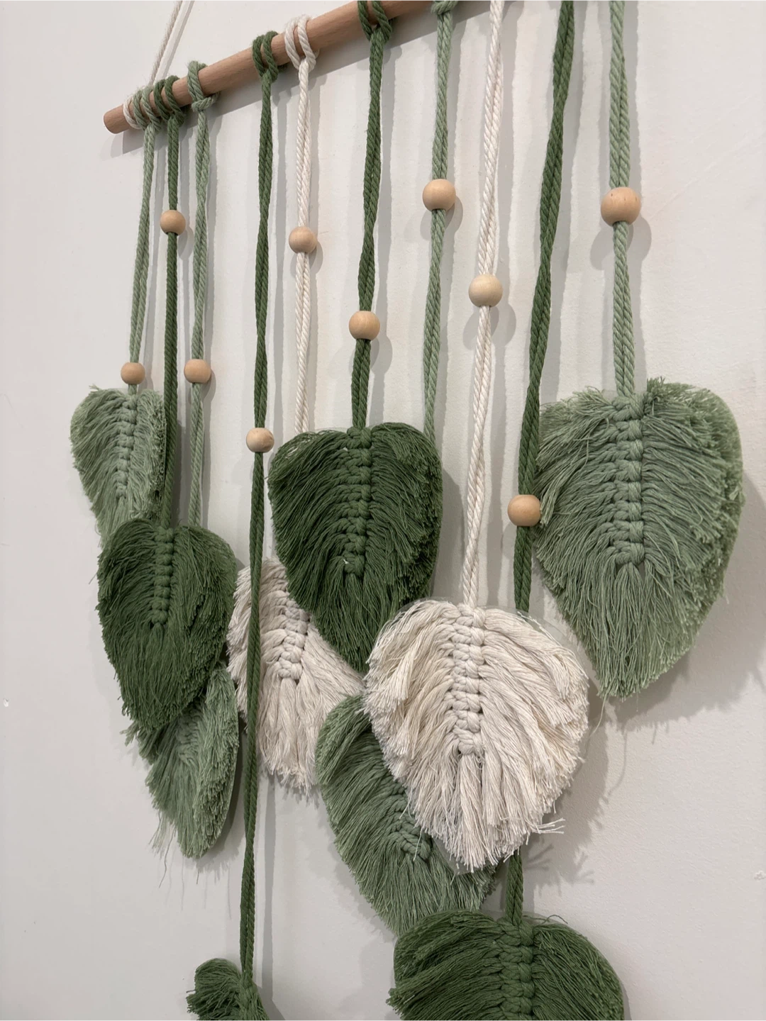 Macrame Leaf Wall Hanging Decor - photo 4
