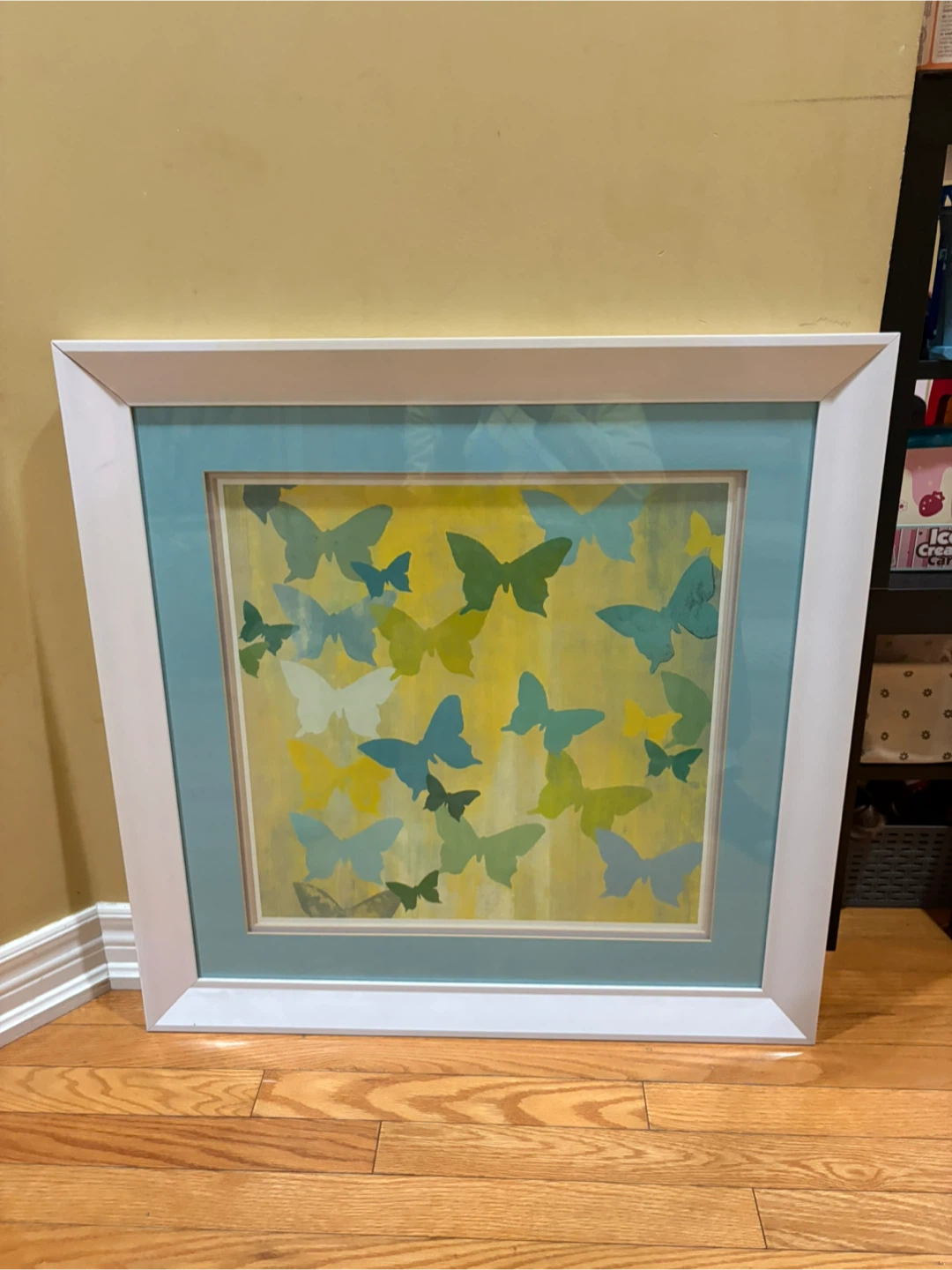 Framed Butterfly Artwork - photo 3