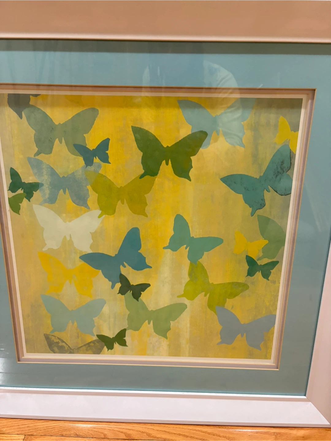 Framed Butterfly Artwork - photo 2