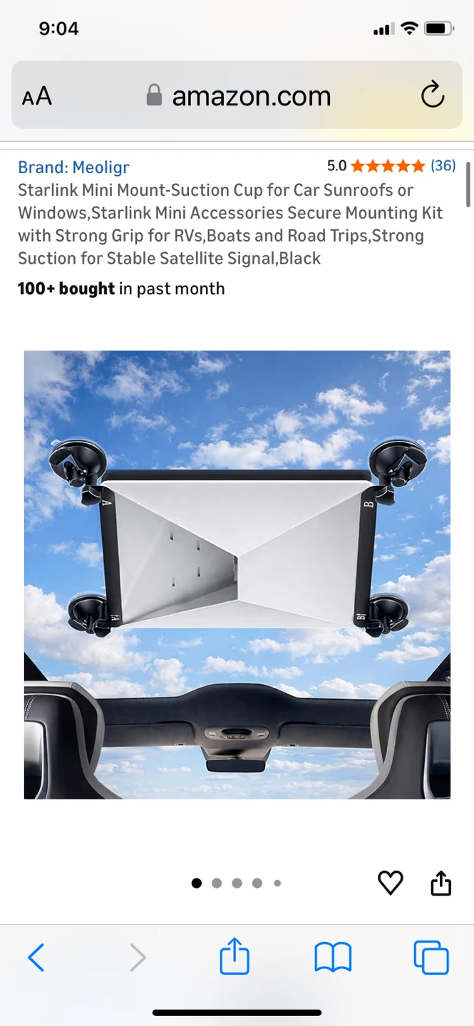 Meoligr Starlink Mini Mount-Suction Cup