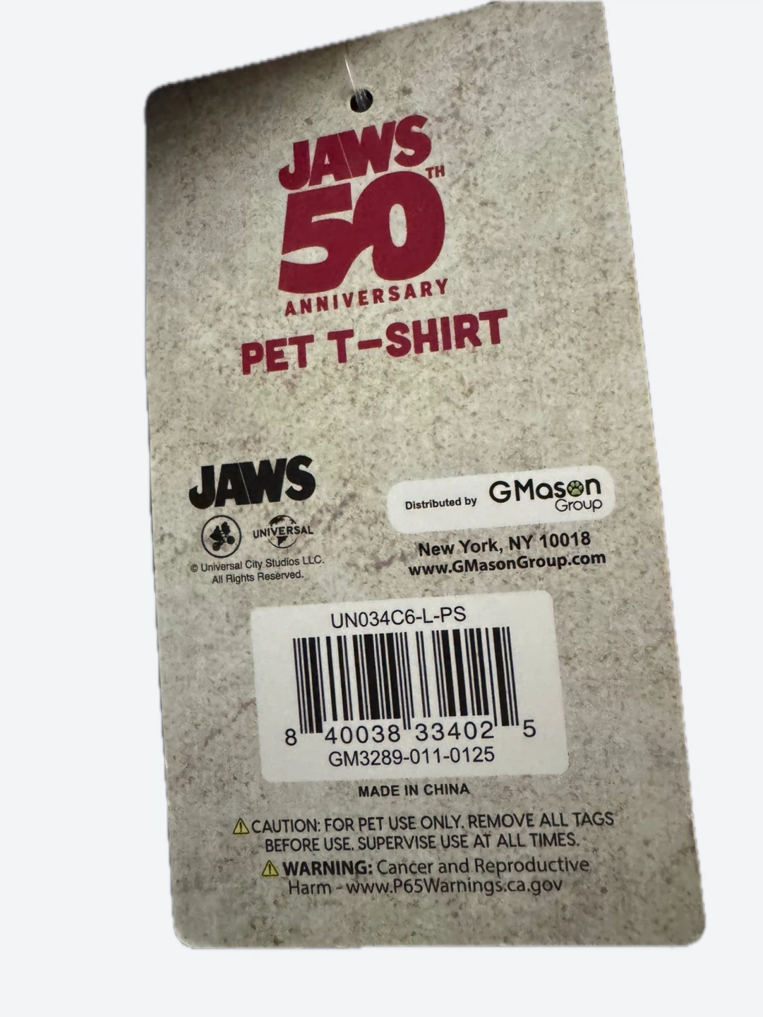 Jaws 1975 Anniversary Pet T-Shirt - photo 5