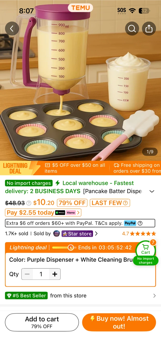 Pancake Batter Dispenser and chicken shredder - photo 4
