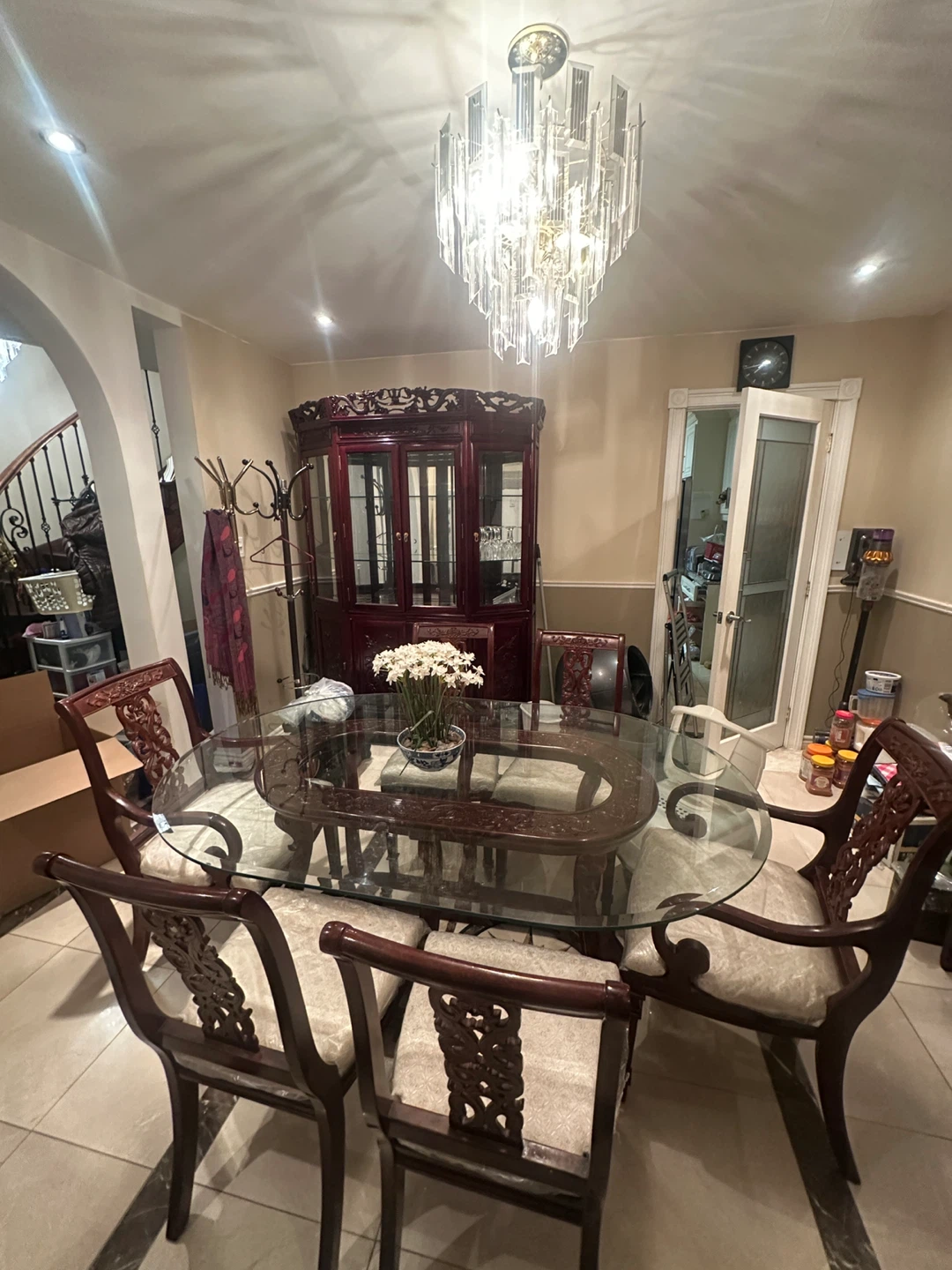 Mobilia furniture (Teak wood 3 piece Dining Set)