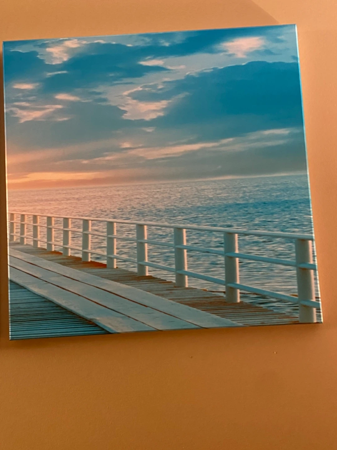 Triptych Canvas Print: Sunset Pier Wall Art - photo 4