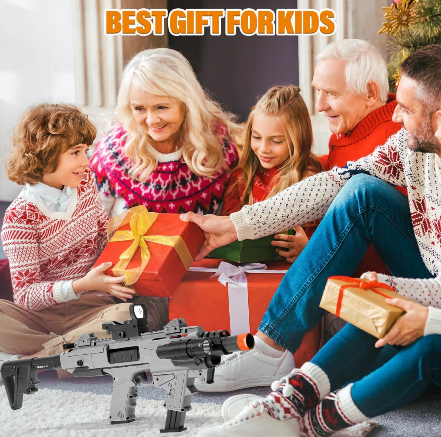 Safe Foam Soft Bullet Toy Gun with Jumping Bullets - photo 4