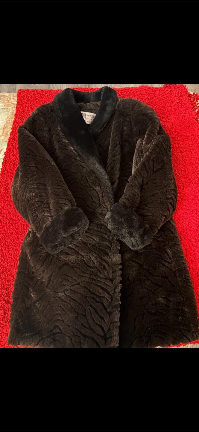 Herschel Princess Collection Faux Fur Coat
