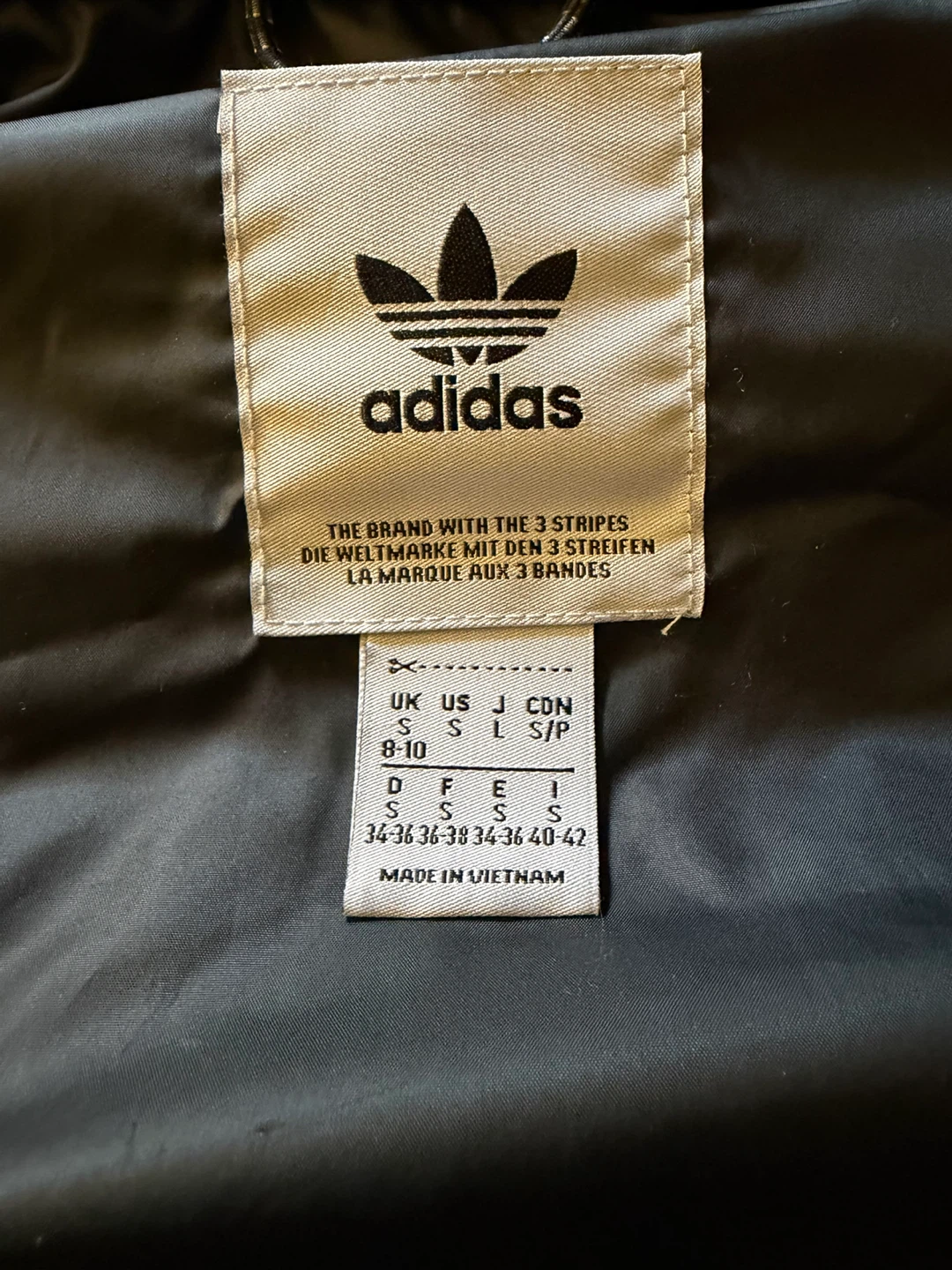 Adidas Velvet Puffer Vest Black Size S - photo 4