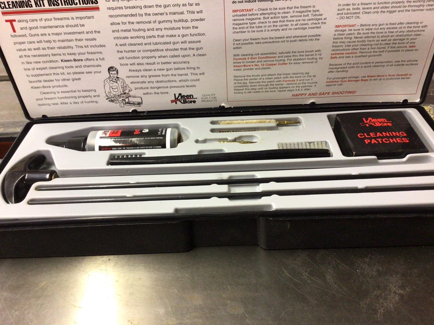KLEEN BORE GUN CLEANING KIT