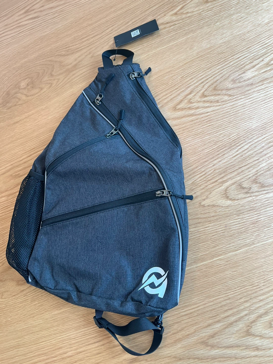Grey Sling Backpack