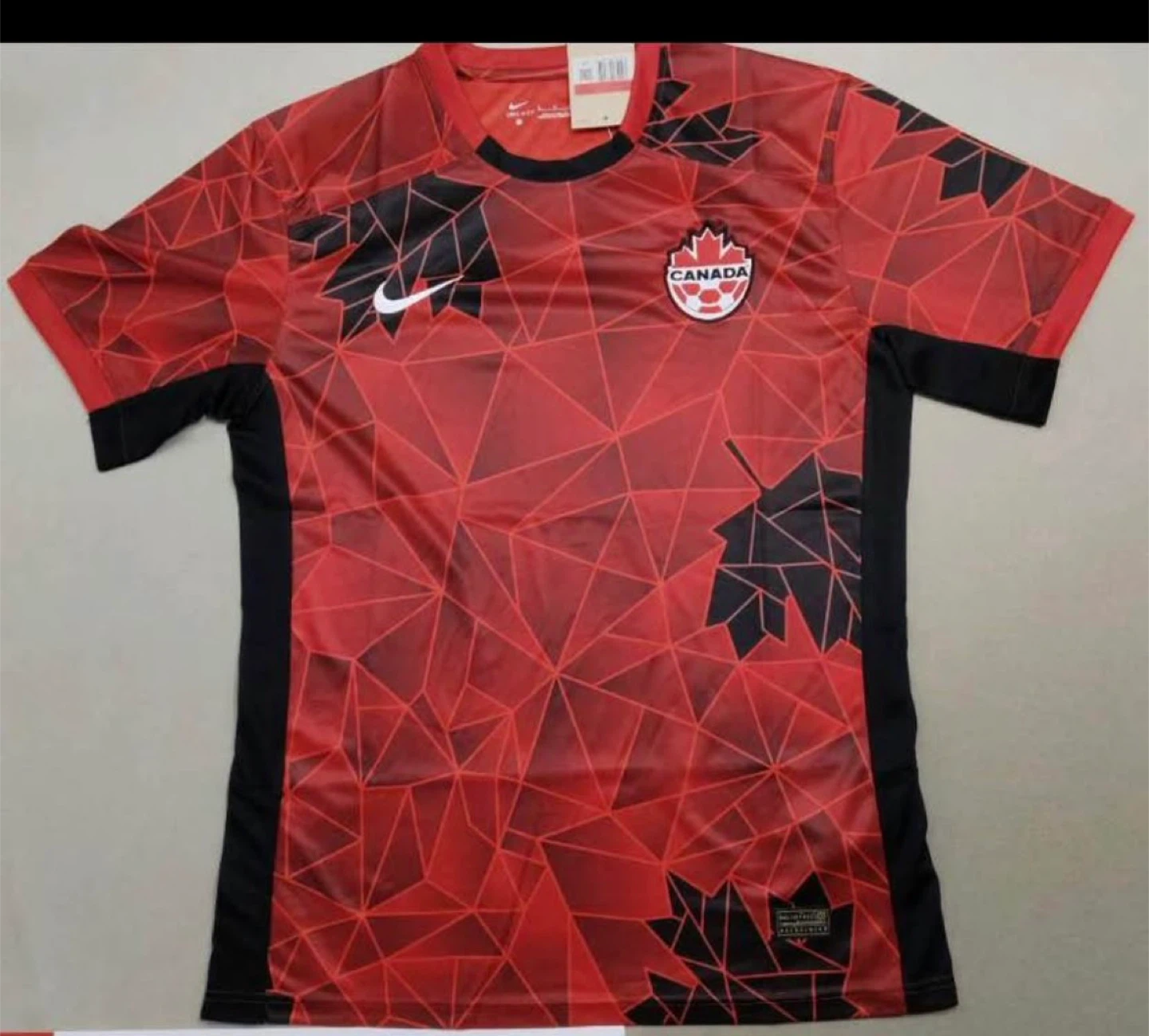 Team Canada Soccer Jersey Large Mens