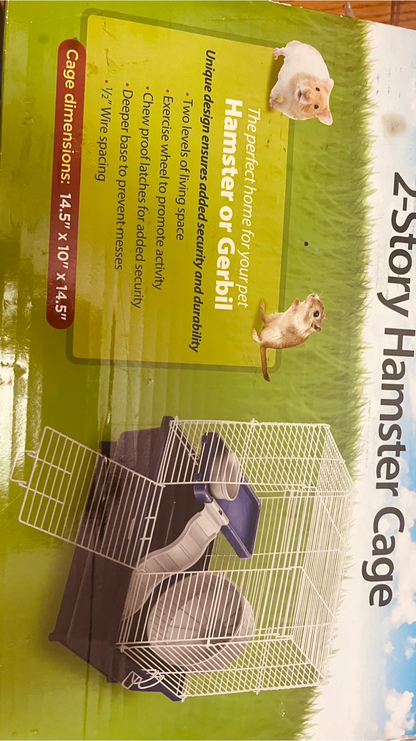 2-Story Hamster or Gerbil Cage
