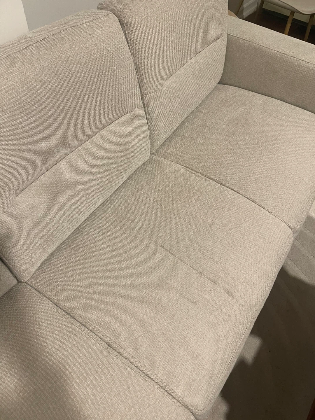 Light Beige 3-Seater Sofa - photo 4