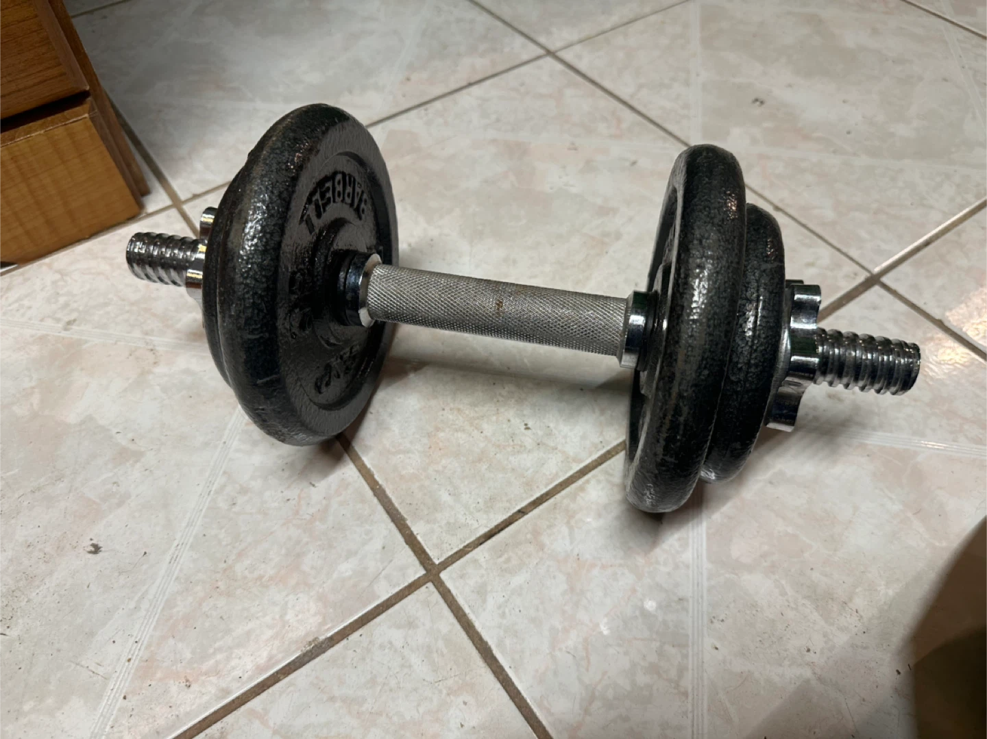 Adjustable Dumbbell – Cast Iron Plates - photo 2