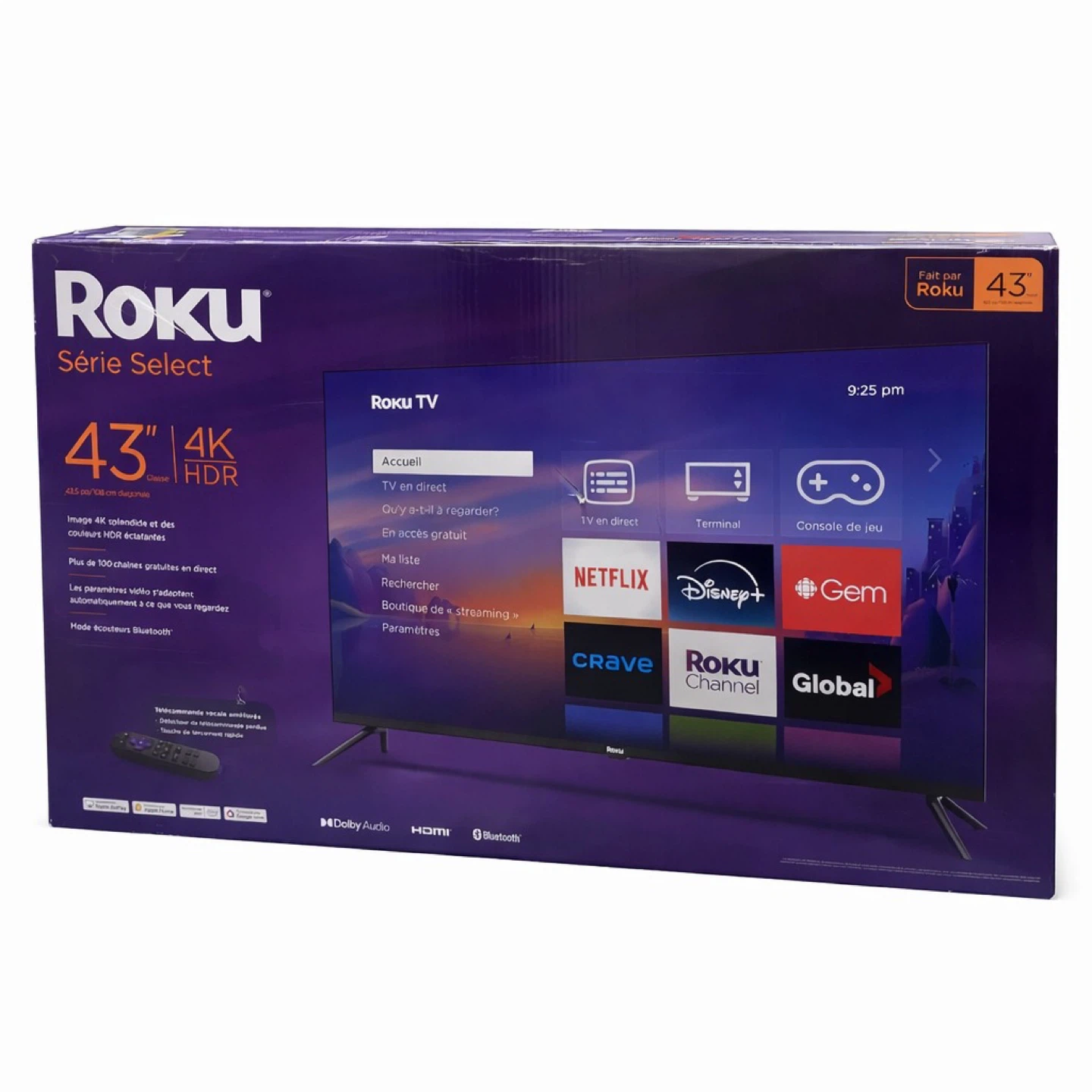 Roku 43" Series Select 4K HDR Smart TV