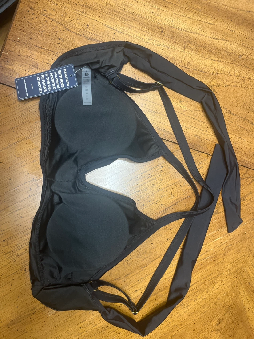 Black Bikini Top - Size Medium - photo 2
