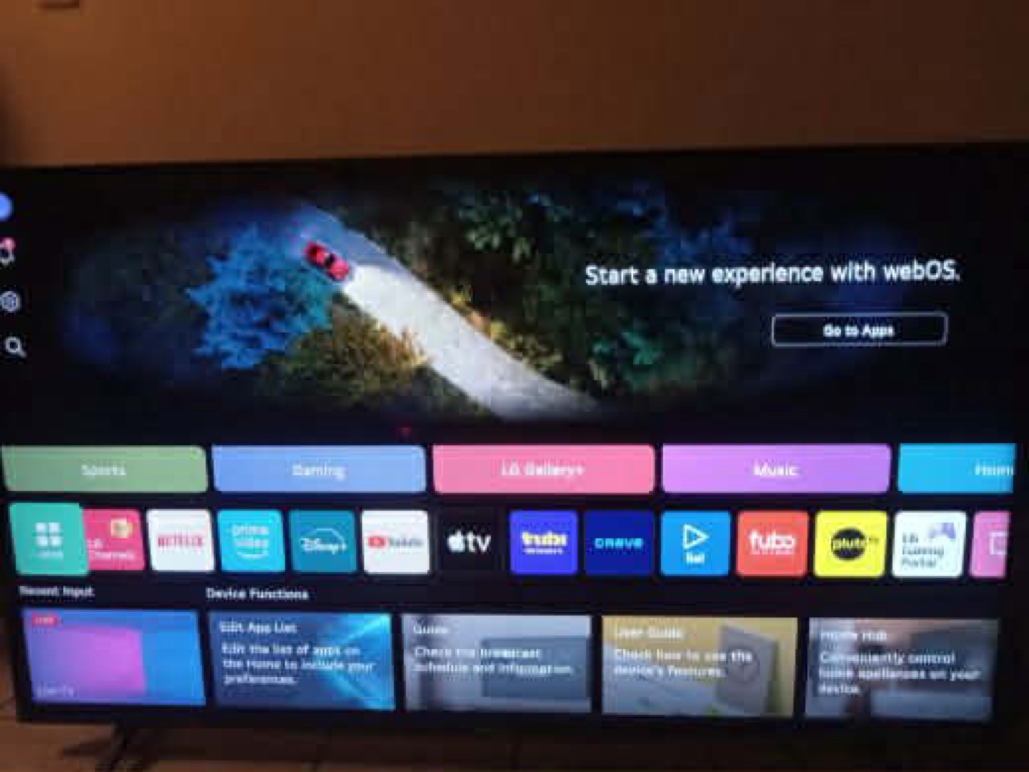 LG Smart TV with webOS