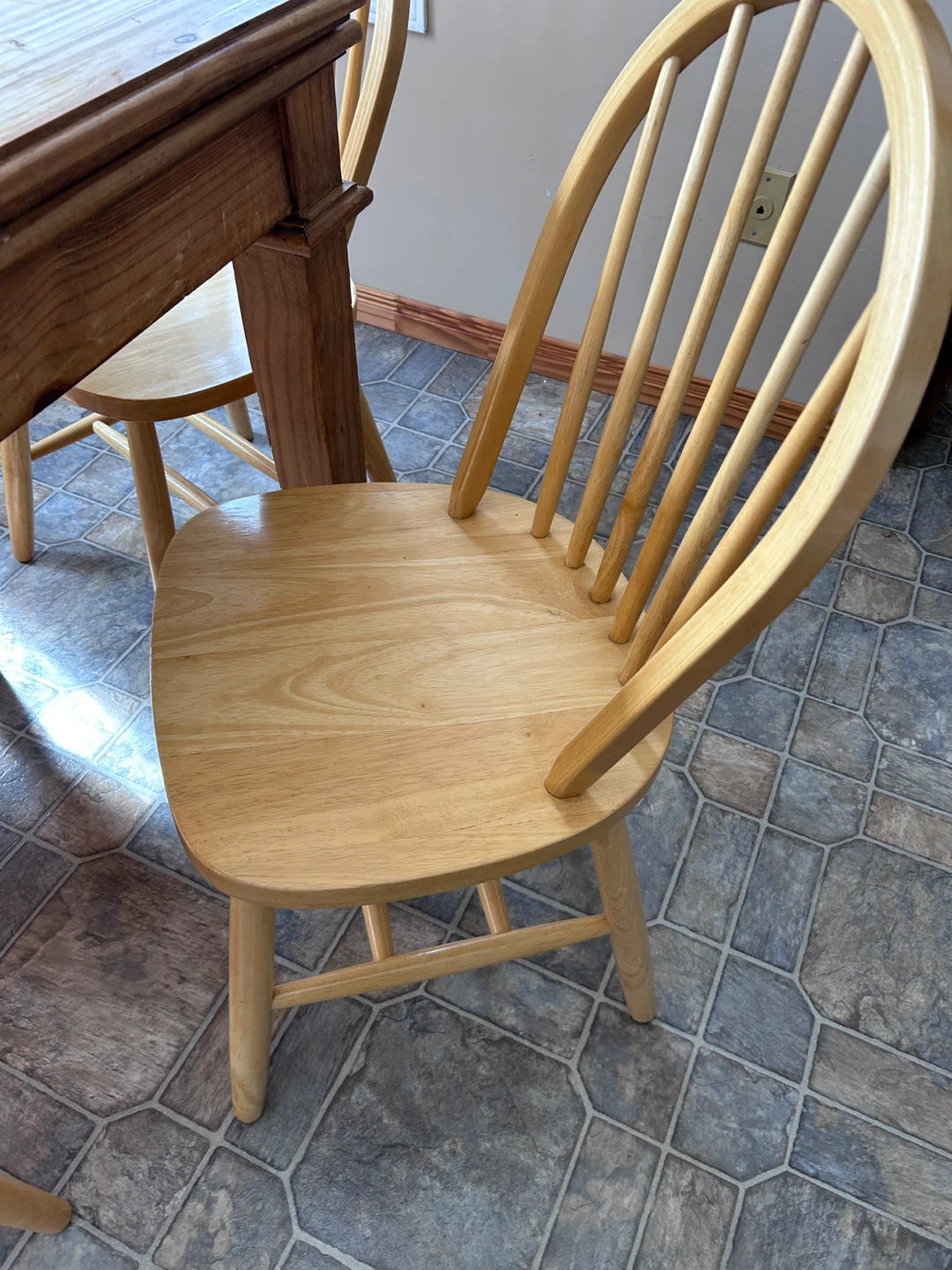 6 Winsome Windsor Wooden Dining Chair - Natural - photo 4