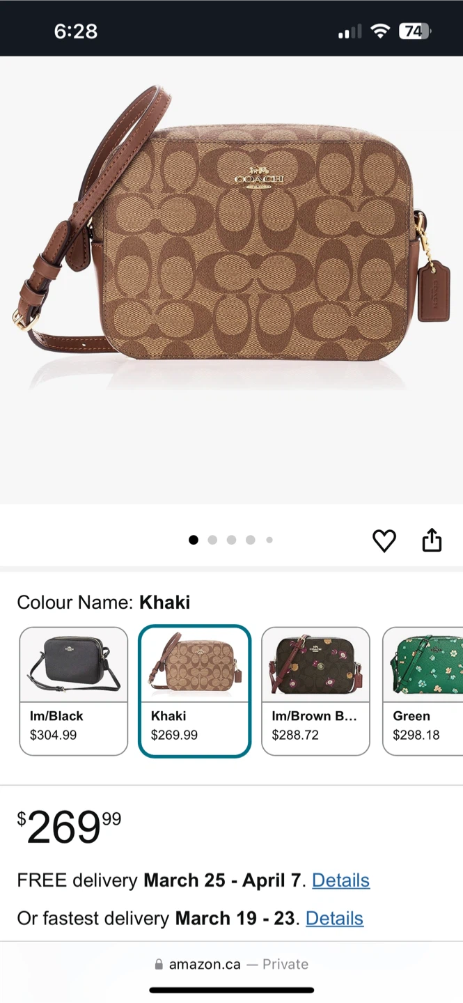Coach Signature Camera Bag - Khaki - photo 2