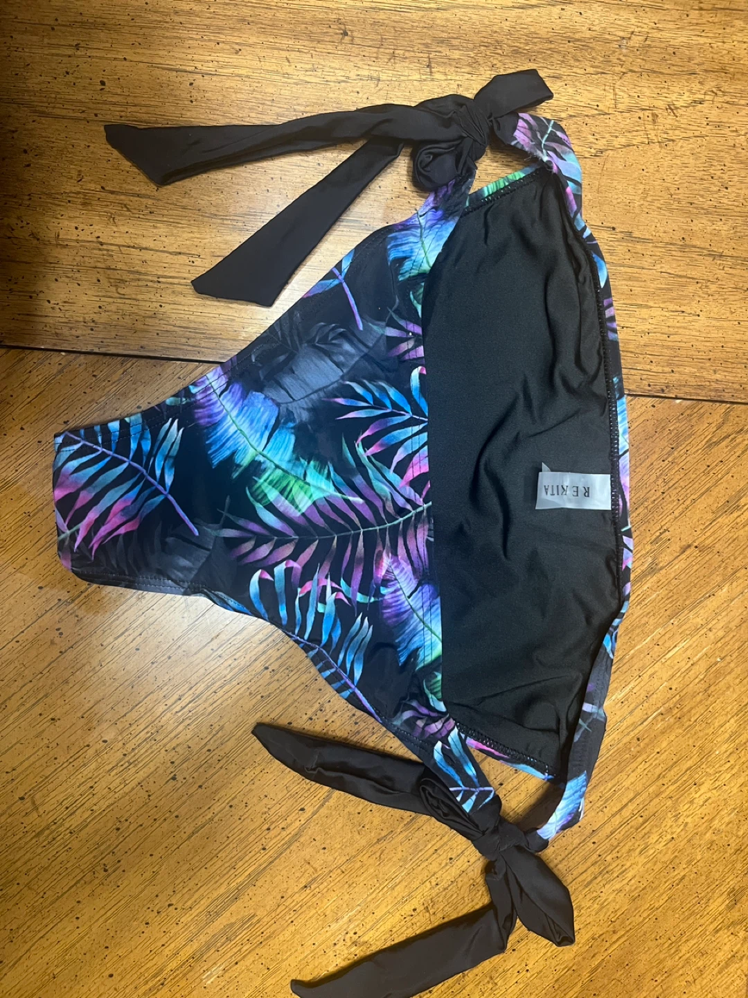 REKITA Women's Tropical Print Bikini Bottoms