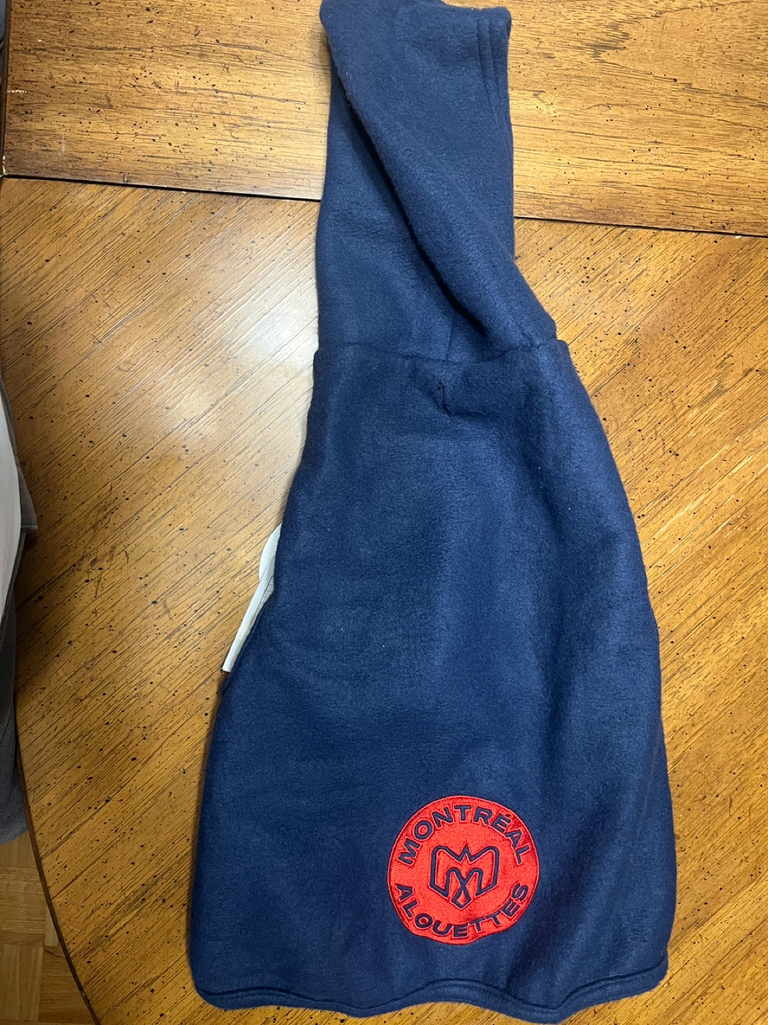 Montreal Alouettes Dog Hoodie - Size Large