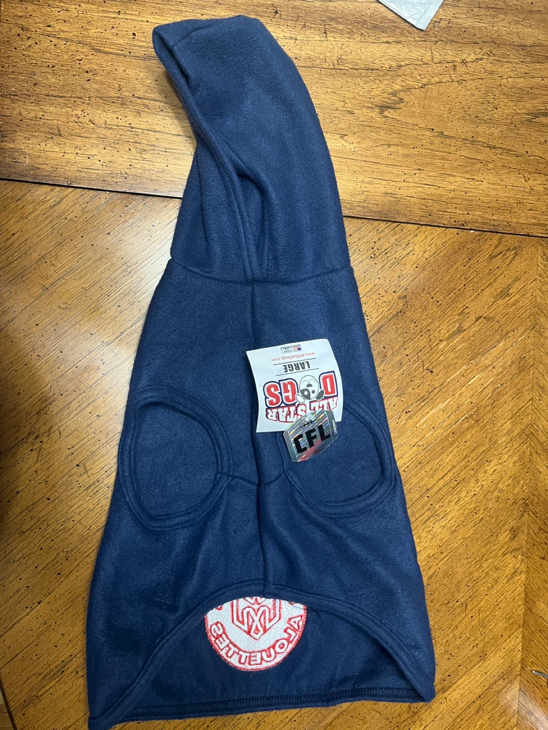 Montreal Alouettes Dog Hoodie - Size Large - photo 2