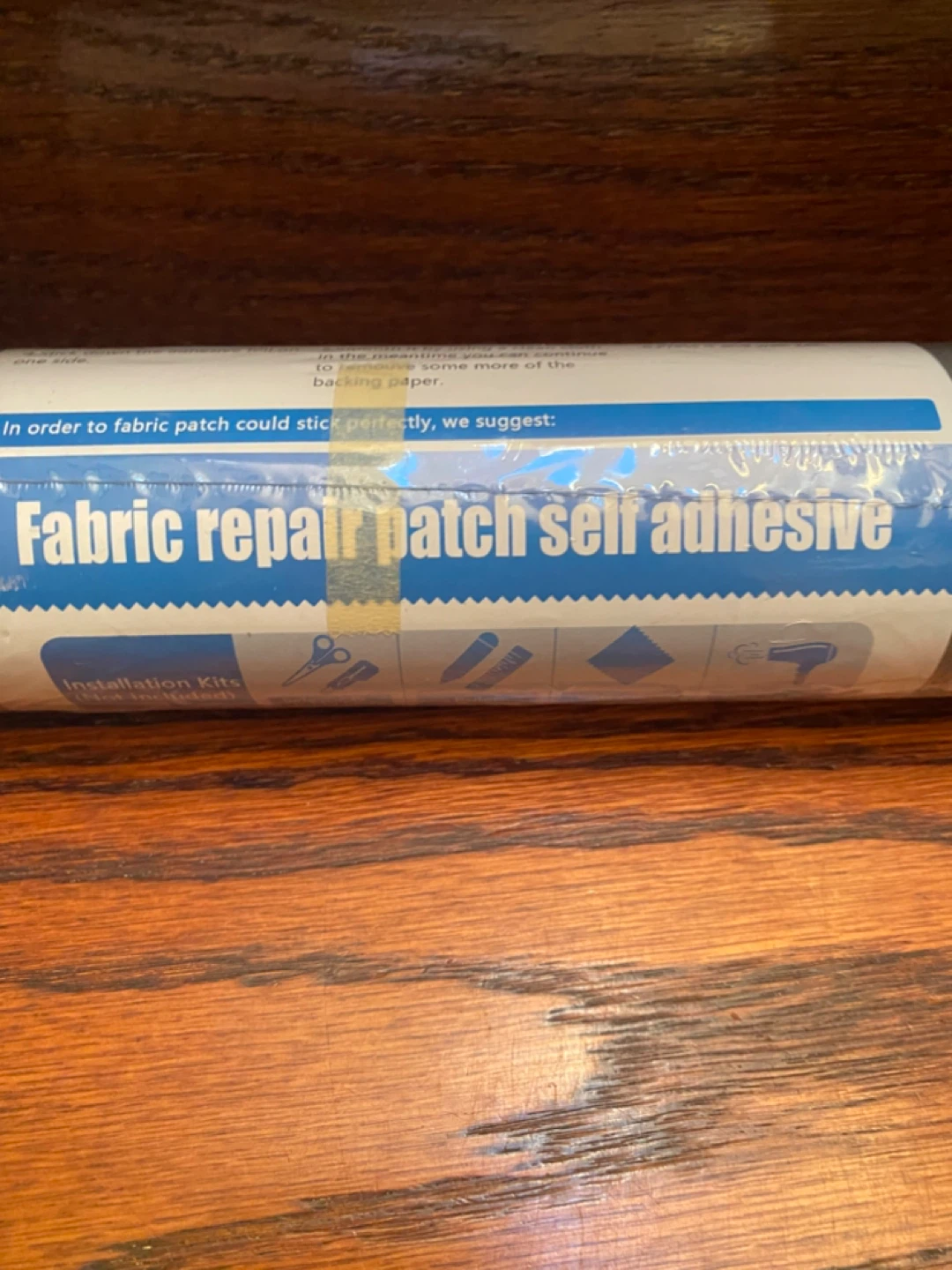 Lifenion Fabric Repair Patch Self Adhesive M-Grey - photo 2