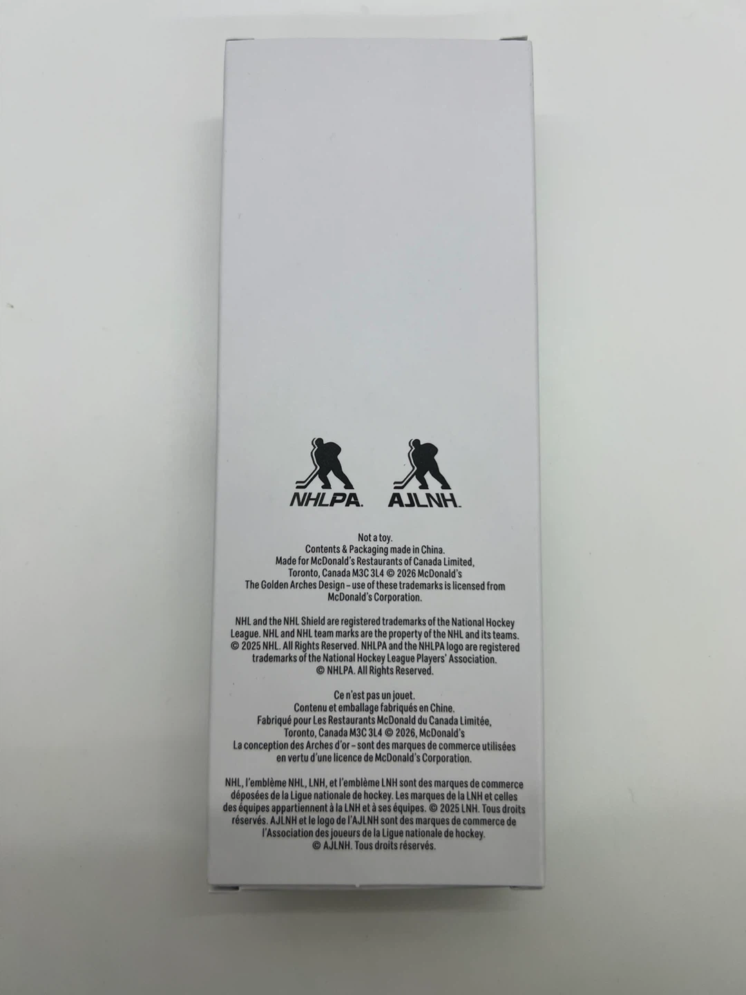 Quinn Hughes 2025-26 McDonalds NHL Star Sticks - Mini Sticks - photo 3