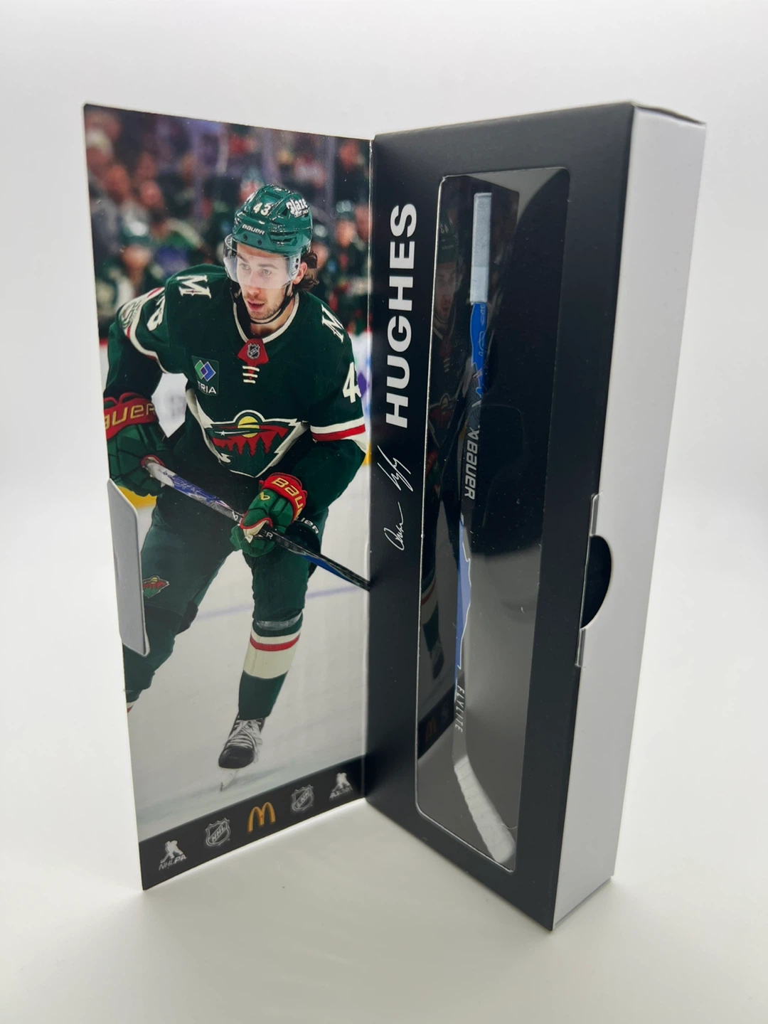 Quinn Hughes 2025-26 McDonalds NHL Star Sticks - Mini Sticks
