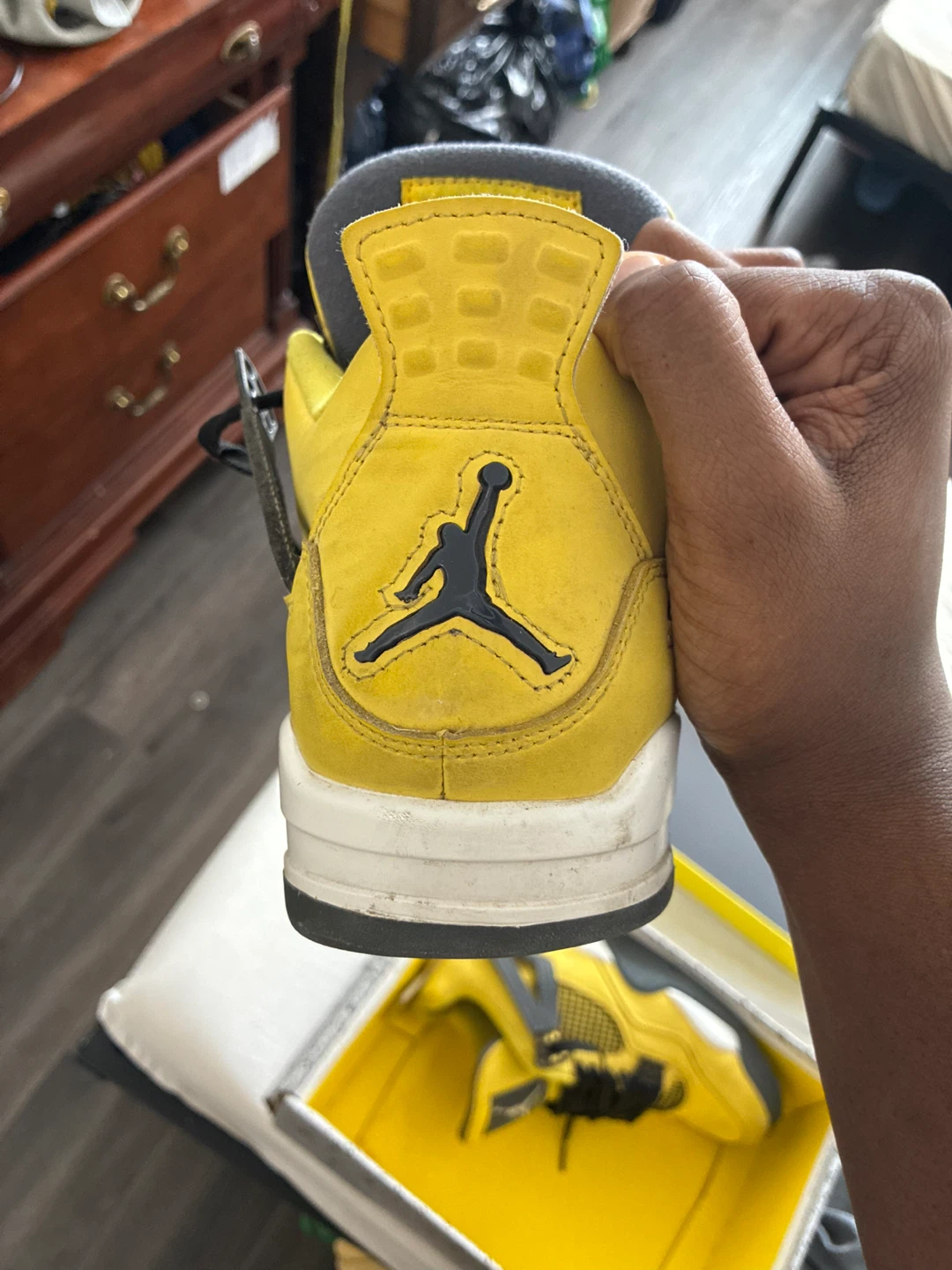 Air Jordan 4 "Lightning" Sneakers - photo 2