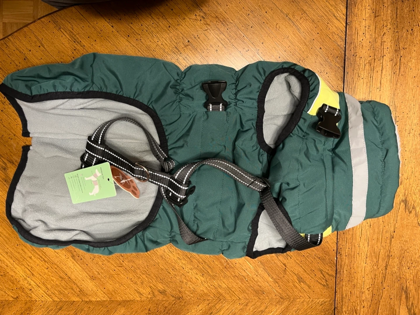 Large- Kuser Dog Winter Jacket with Harness - photo 2