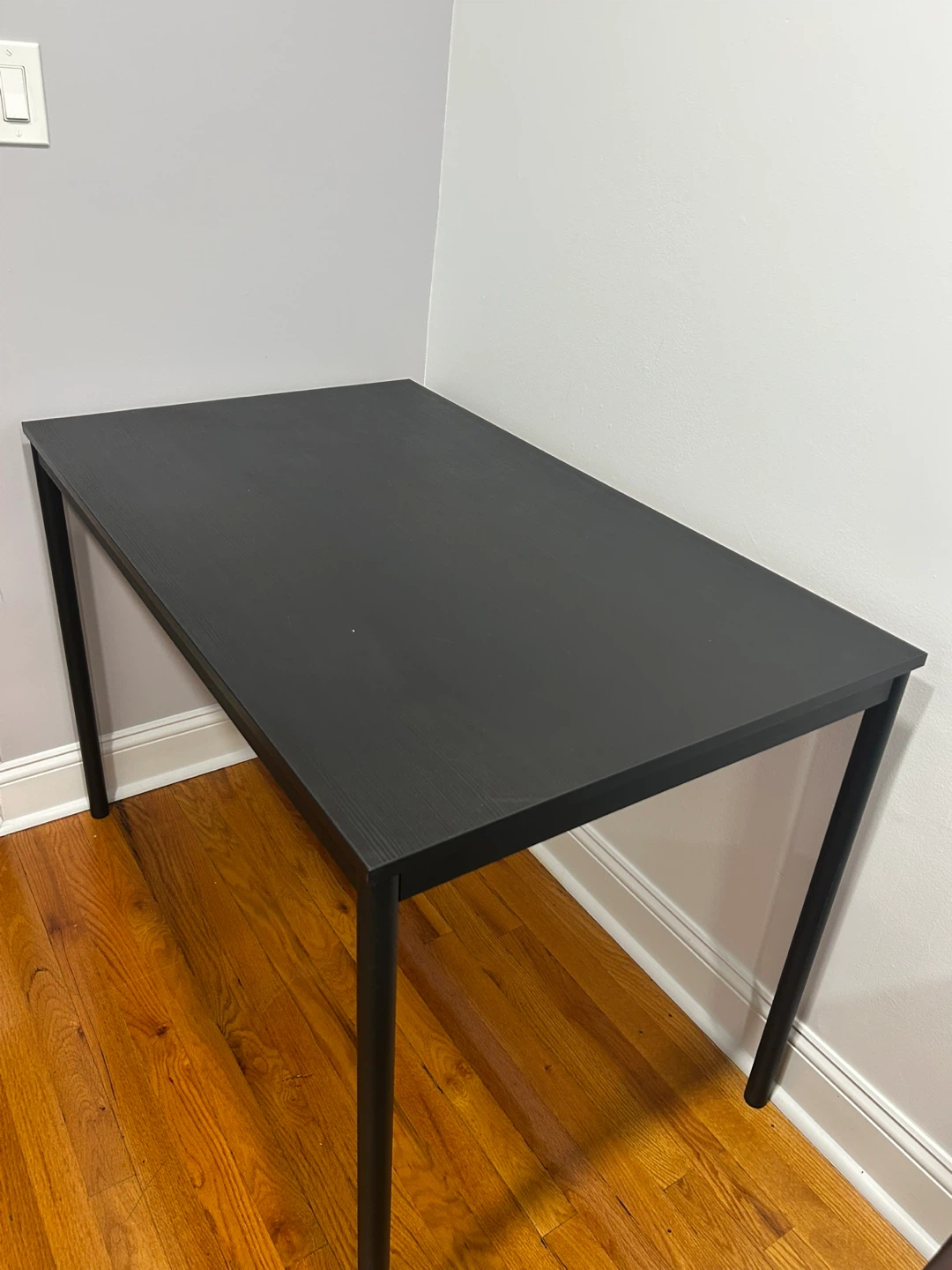 IKEA Black Dining Table / Desk - photo 2